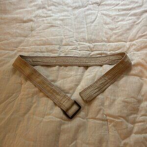 Tan Canvas Women's Belt